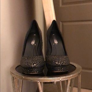 BCBGMaxazria Rhinestone Heels